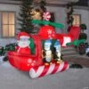 9ft Airblown Animated Helicopter Christmas Inflatable