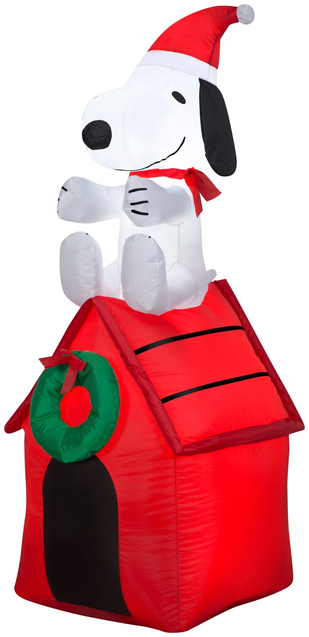 Gemmy Christmas Airblown Inflatable Inflatable Snoopy On Dog House, 4 Ft Tall, Red 1 Gemmy Christmas Airblown Inflatable Inflatable Snoopy On Dog House, 4 Ft Tall, Red