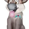 Gemmy Christmas Airblown Inflatable Inflatable Baby Sven, 3.5 Ft Tall, Grey