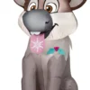 Gemmy Christmas Airblown Inflatable Inflatable Baby Sven, 3.5 Ft Tall, Grey