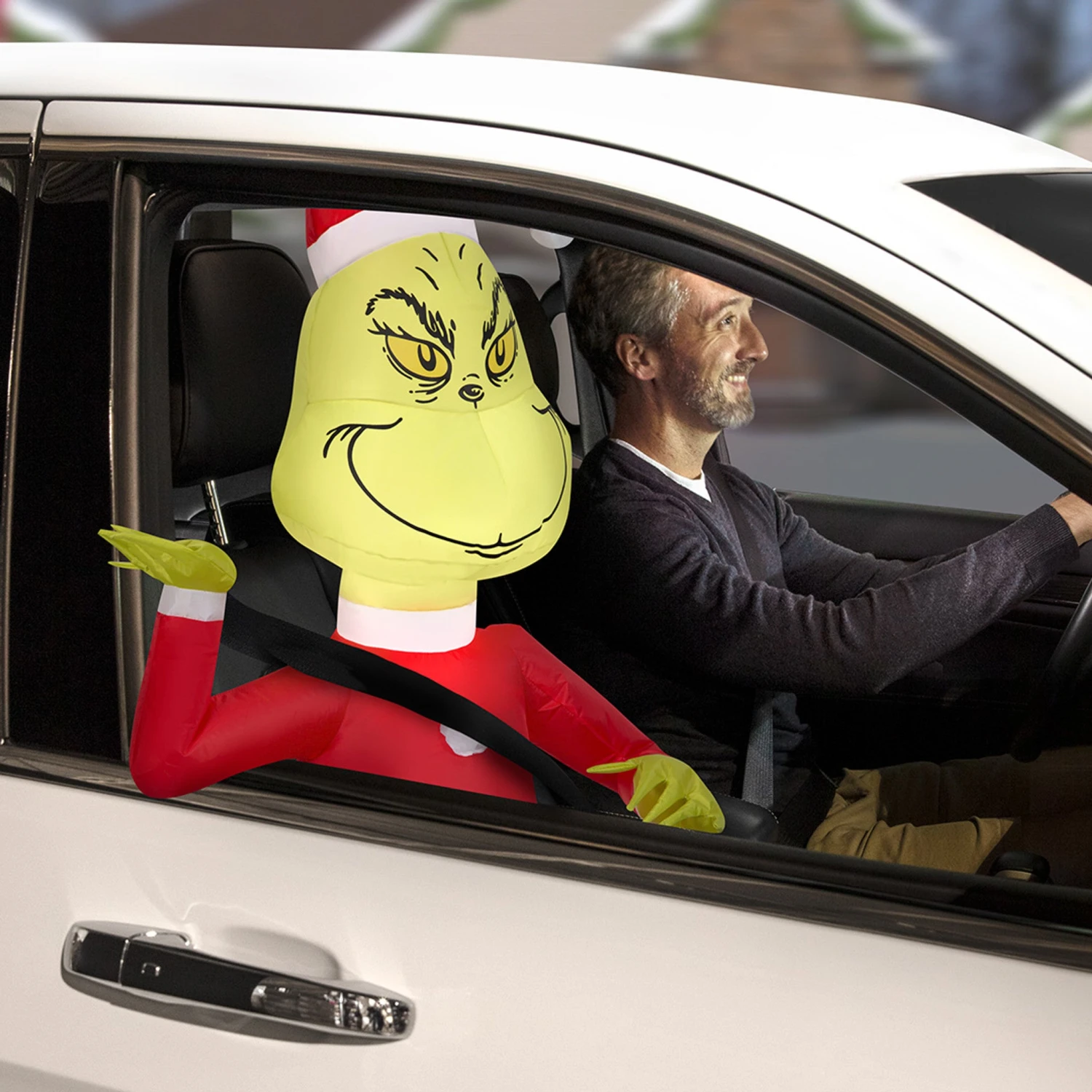 Airblown Car Buddy Grinch Inflatable 1 Airblown Car Buddy Grinch Inflatable