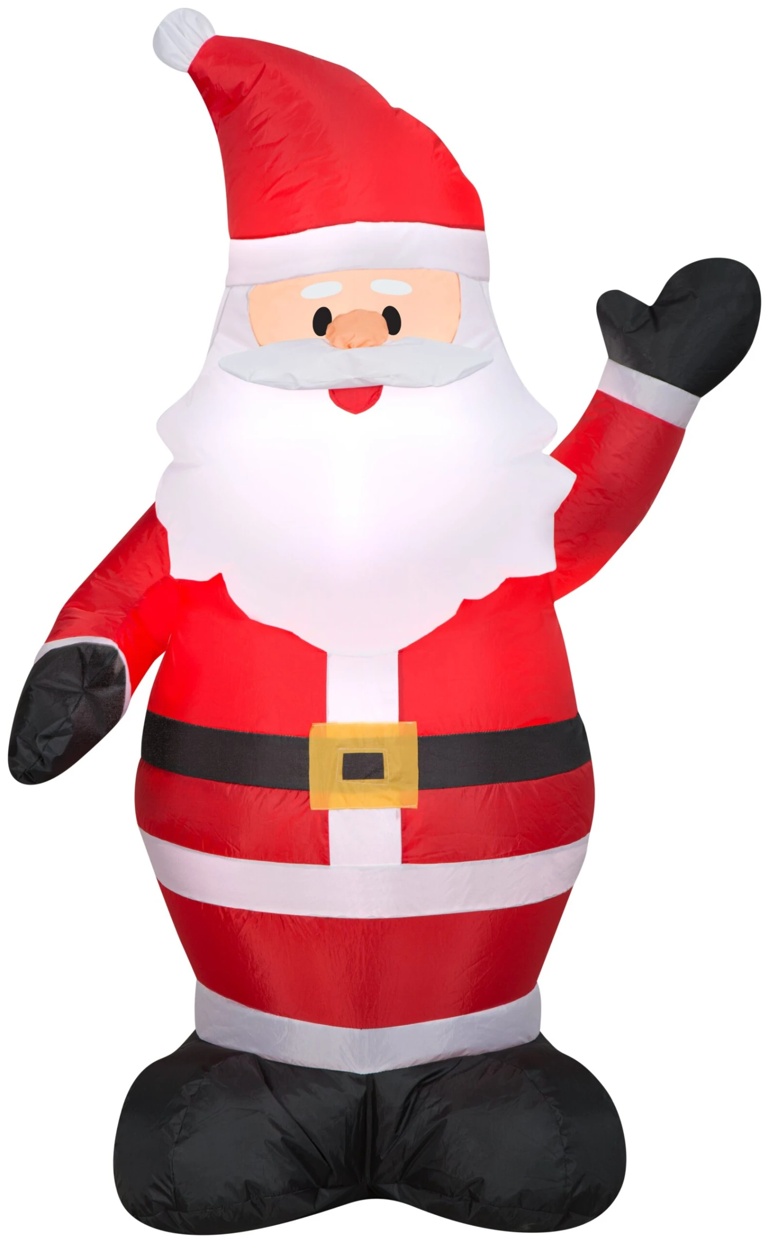 Gemmy Christmas Airblown Inflatable Santa, 4 Ft Tall, Multi 1 Gemmy Christmas Airblown Inflatable Santa, 4 Ft Tall, Multi