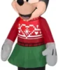 Gemmy Airblown Minnie In Ugly Sweater Inflatable Christmas Decor