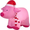 Gemmy Airblown Outdoor Pig Christmas Inflatable