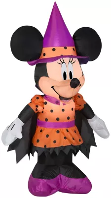Gemmy Airblown Minnie As Witch Inflatable, Self-Inflates
