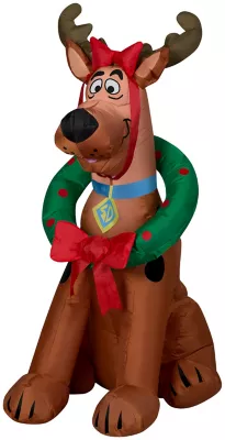 Gemmy Airblown Inflatable Scooby Doo Reindeer