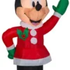 Gemmy Airblown Inflatable Winter Outfit Minnie With Red Bow