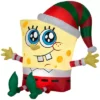 Gemmy Airblown Inflatable SpongeBob In Holiday Outfit