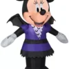 Gemmy Airblown Disney Minnie In Bat Costume Decor, Small