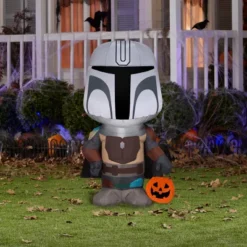 Gemmy Airblown Star Wars The Mandalorian Halloween Decor, Small -Gemmy 1694780 A1