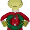 Gemmy Airblown Inflatable Grinch As Santa With Wreath, From The Mind Of Dr. Seuss