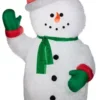 Gemmy Airblown Mixed Media Snowman