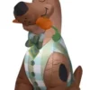 Gemmy Airblown Scooby In Easter Outfit, Small