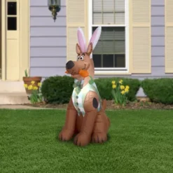 Gemmy Airblown Scooby In Easter Outfit, Small -Gemmy 1874515 A3