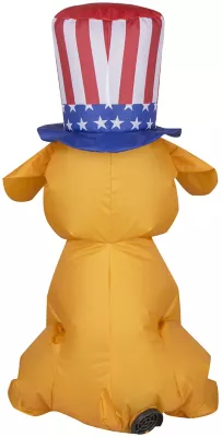 Gemmy Airdorable Airblown Patriotic Dog 2 Gemmy Airdorable Airblown Patriotic Dog - Image 2