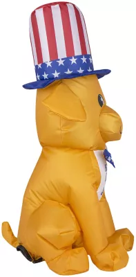 Gemmy Airdorable Airblown Patriotic Dog 3 Gemmy Airdorable Airblown Patriotic Dog - Image 3