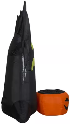 Gemmy Airblown Inflatable Ghost And Tree With Jack-O'-Lantern Candy Bowl Scene 2 Gemmy Airblown Inflatable Ghost And Tree With Jack-O'-Lantern Candy Bowl Scene - Image 2