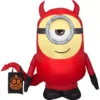 Gemmy Airblown Inflatable Despicable Me Stuart As Devil
