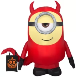 Gemmy Airblown Inflatable Despicable Me Stuart As Devil