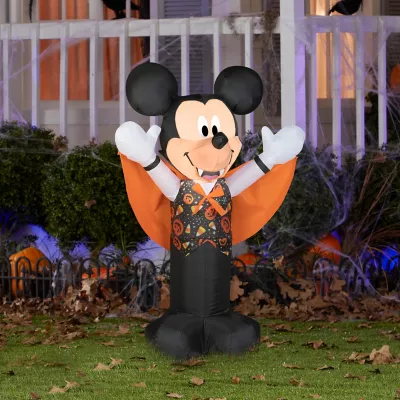 Gemmy Airblown Inflatable Mickey Mouse As Vampire With Candy Toss Vest 2 Gemmy Airblown Inflatable Mickey Mouse As Vampire With Candy Toss Vest - Image 2