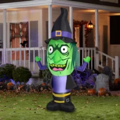 Gemmy Airblown Inflatable Stumpy Witch Head -Gemmy 1904215 A2