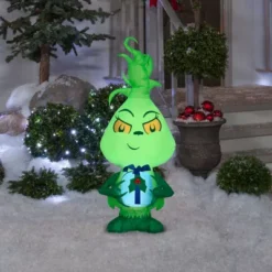 Gemmy Airblown Outdoor Inflatable Little Grinch 7 Gemmy Airblown Outdoor Inflatable Little Grinch -Gemmy 1935141 A3