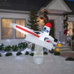 Gemmy Airblown Outdoor Inflatable Star Wars X-Wing Starfighter With R2-D2 -Gemmy 1935167 A3
