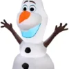 Gemmy Airblown Outdoor Inflatable Olaf In Sitting Pose