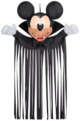 Gemmy Airblown Mickey Head With Streamers Door Hanger 1 Gemmy Airblown Mickey Head With Streamers Door Hanger