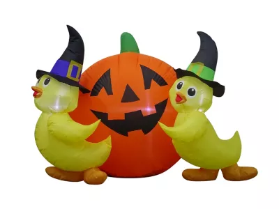 New! Gemmy Airblown-Chicks With Jol-Md Scene, 551435 1 New! Gemmy Airblown-Chicks With Jol-Md Scene, 551435