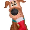 Gemmy Airblown Puppy Scoob With Stocking, G-116015