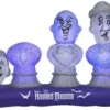 Gemmy Lightshow Airblown Musical Haunted Mansion Busts, G-229853