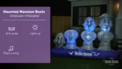 Gemmy Lightshow Airblown Musical Haunted Mansion Busts, G-229853 11 Gemmy Lightshow Airblown Musical Haunted Mansion Busts, G-229853 -Gemmy 2063505 VIDEO 1 480x270 1200k