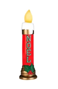 New! Gemmy Blow Mold Candle Outdoor Decor, 113813