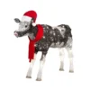 New! Gemmy Crystal Splendor-Baby Holstein Cow, 882658