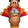 Gemmy Airblown Thankful Turkey Giant, 10 Ft Tall, Multi