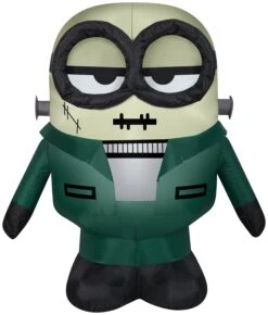 Gemmy Airblown Monster Minion FrankenBob Universal, 3 Ft Tall, Multi