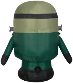 Gemmy Airblown Monster Minion FrankenBob Universal, 3 Ft Tall, Multi -Gemmy 222495BACK