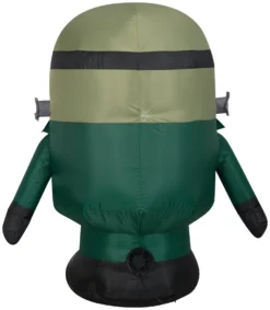 Gemmy Airblown Monster Minion FrankenBob Universal, 3 Ft Tall, Multi -Gemmy 222495BACK scaled