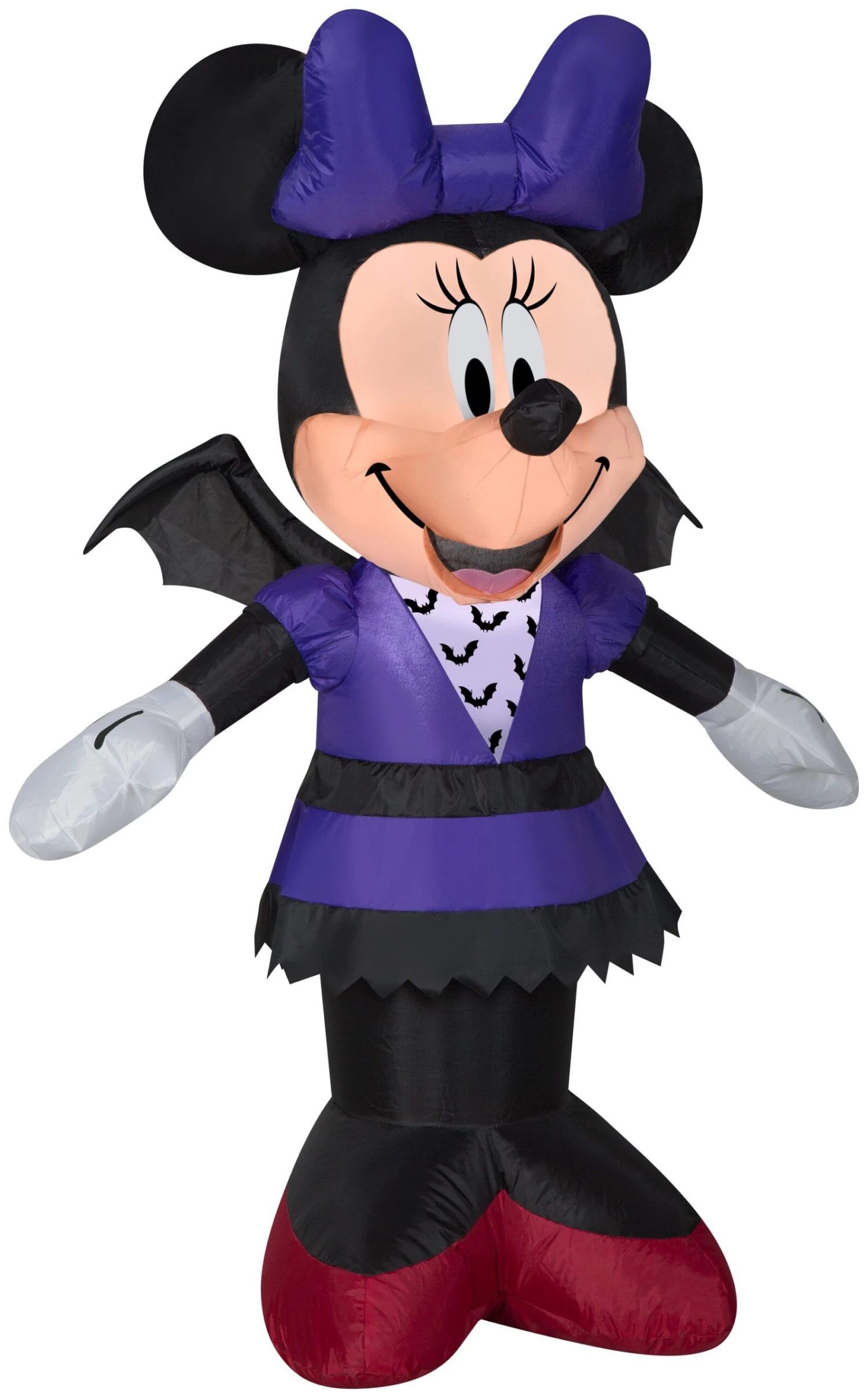 Gemmy Airblown Minnie In Bat Costume Disney , 3.5 Ft Tall, Multicolored 1 Gemmy Airblown Minnie In Bat Costume Disney , 3.5 Ft Tall, Multicolored