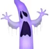 Gemmy Lightshow Airblown ShortCircuit Ghoul Ghost Giant (Black Light) , 12 Ft Tall