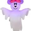 Gemmy Airblown Hanging Minnie Mouse Disney, 4 Ft Tall, White