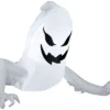 Gemmy Airblown Ghost W/Reaching Arms (WM), 2.5 Ft Tall, White