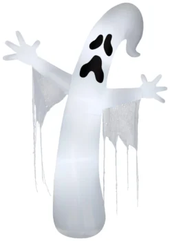 Gemmy Airblown Whimsey Ghost W/Streamers Giant (C7 LED White), 12 Ft Tall