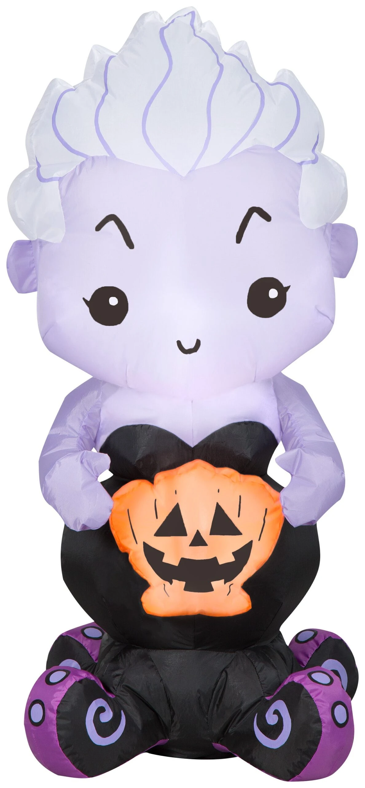 Gemmy Airblown Inflatable Ursula, 3.5 Ft Tall, White 1 Gemmy Airblown Inflatable Ursula, 3.5 Ft Tall, White