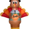 New! Gemmy Airblown Thankful Turkey-Giant