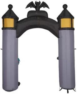 New! Gemmy Airblown NBC Welcome To Halloween Town Archway -Gemmy 2273659 A3