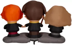 New! Gemmy Airblown Harry, Ron, And Hermione With Cauldron -Gemmy 2273664 A3