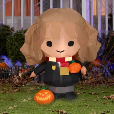 New! Gemmy Airblown Hermione With Jack O'Lantern 2 New! Gemmy Airblown Hermione With Jack O'Lantern - Image 2