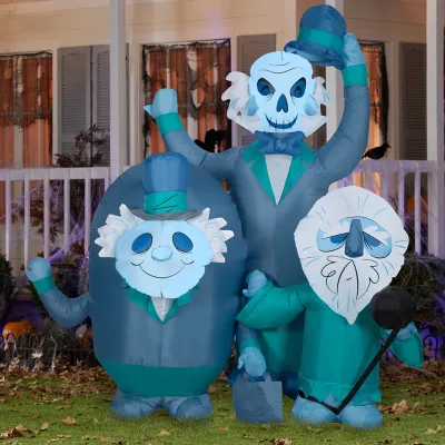 New! Gemmy Airblown Haunted Mansion Hitchhiking Ghosts 2 New! Gemmy Airblown Haunted Mansion Hitchhiking Ghosts - Image 2
